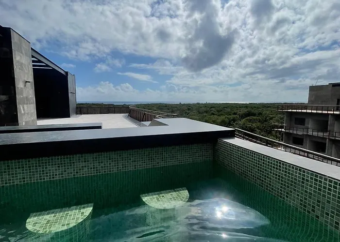 2br King Private Pool Rooftop Tulum
